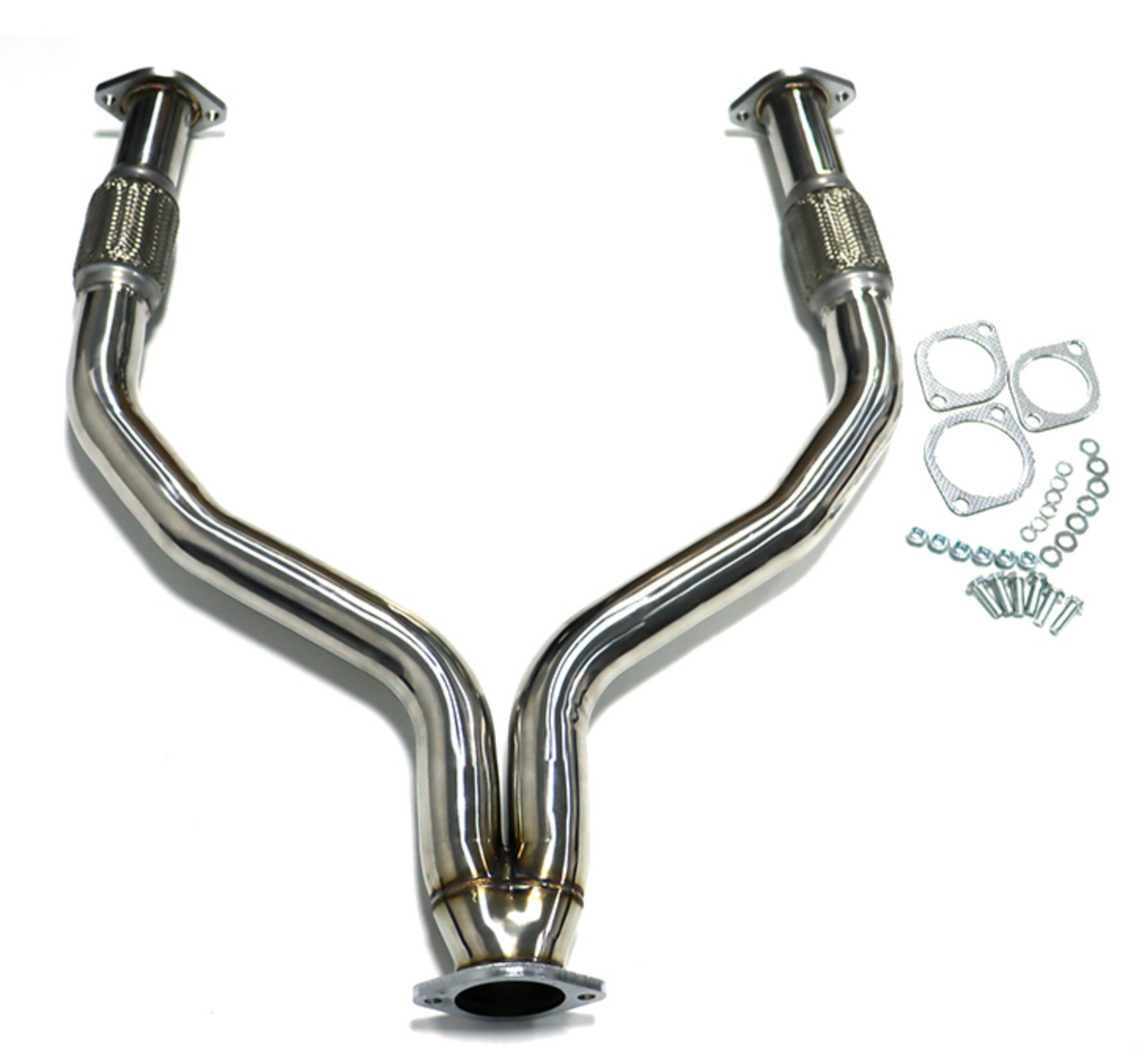 16-24 Infiniti Q50/Q60 3.0L VR30DDTT 3" Catless Exhaust Y-Pipe Kit
