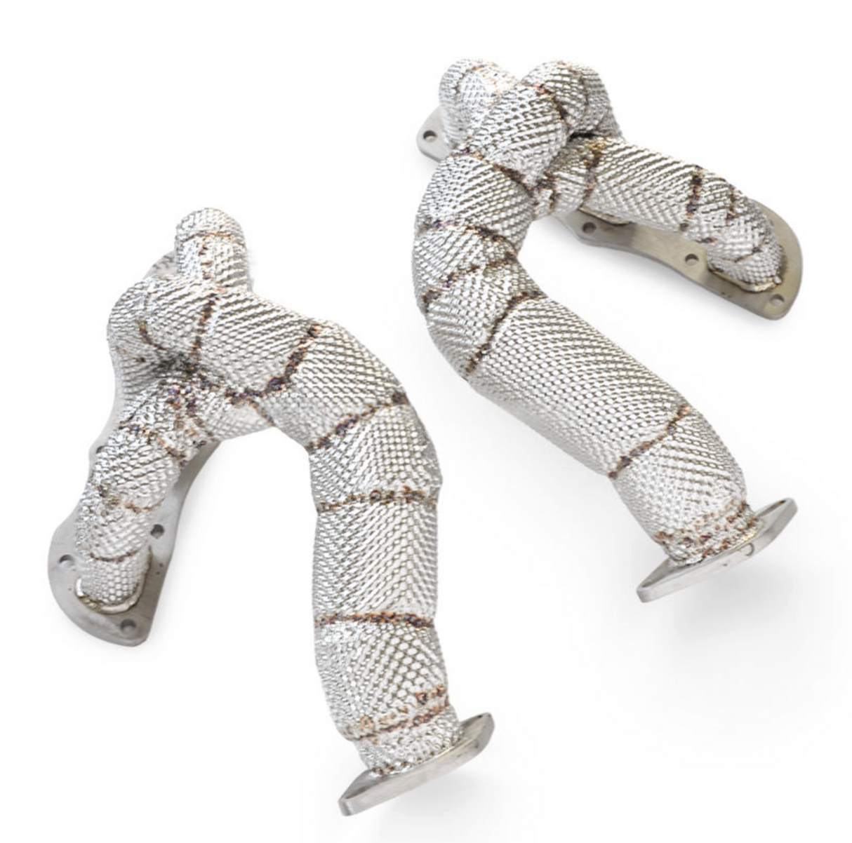 Kingman Speed® (04-12) Porsche 911 997 3.6L 304SS Exhaust Manifold with Heat Wrap Layer