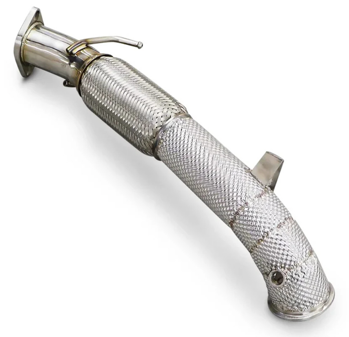 19-25 Ford Focus ST MK4 Catless Exhaust Down Pipe with Heat Wrap Layer