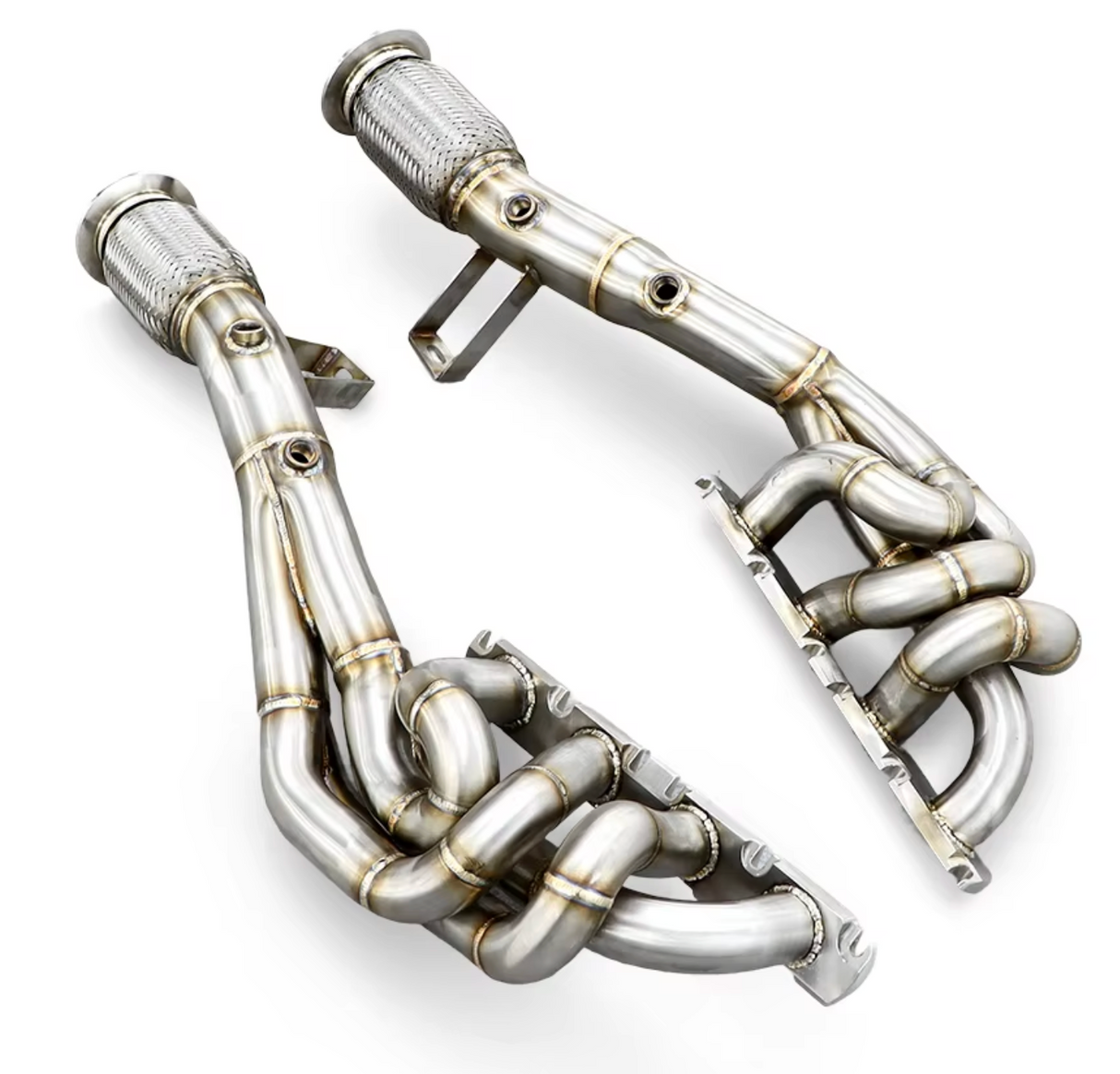 2009-2024 Audi R8 5.2L V10 Type 4S Long Tube Exhaust Headers