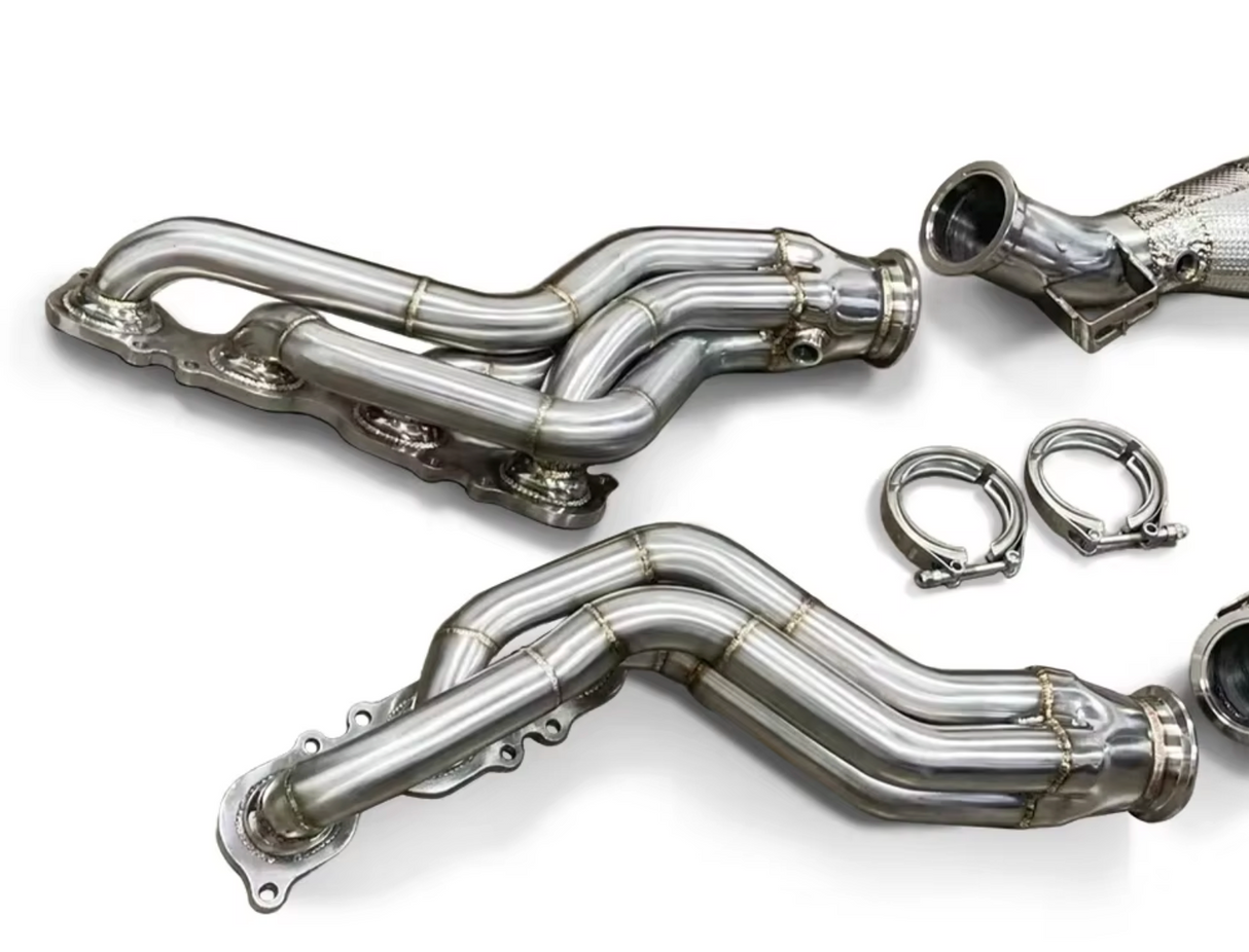 08-15 Mercedes-Benz C63 AMG W204 6.2L M156 Long Tube Headers