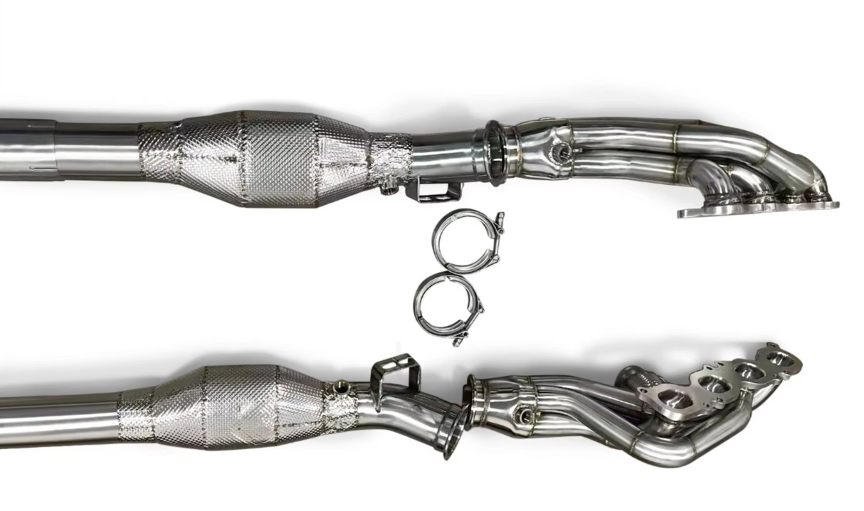 08-15 Mercedes-Benz C63 AMG W204 6.2L M156 Long Tube Headers