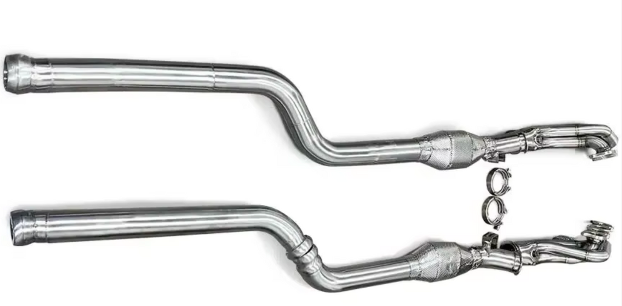 08-15 Mercedes-Benz C63 AMG W204 6.2L M156 Long Tube Headers