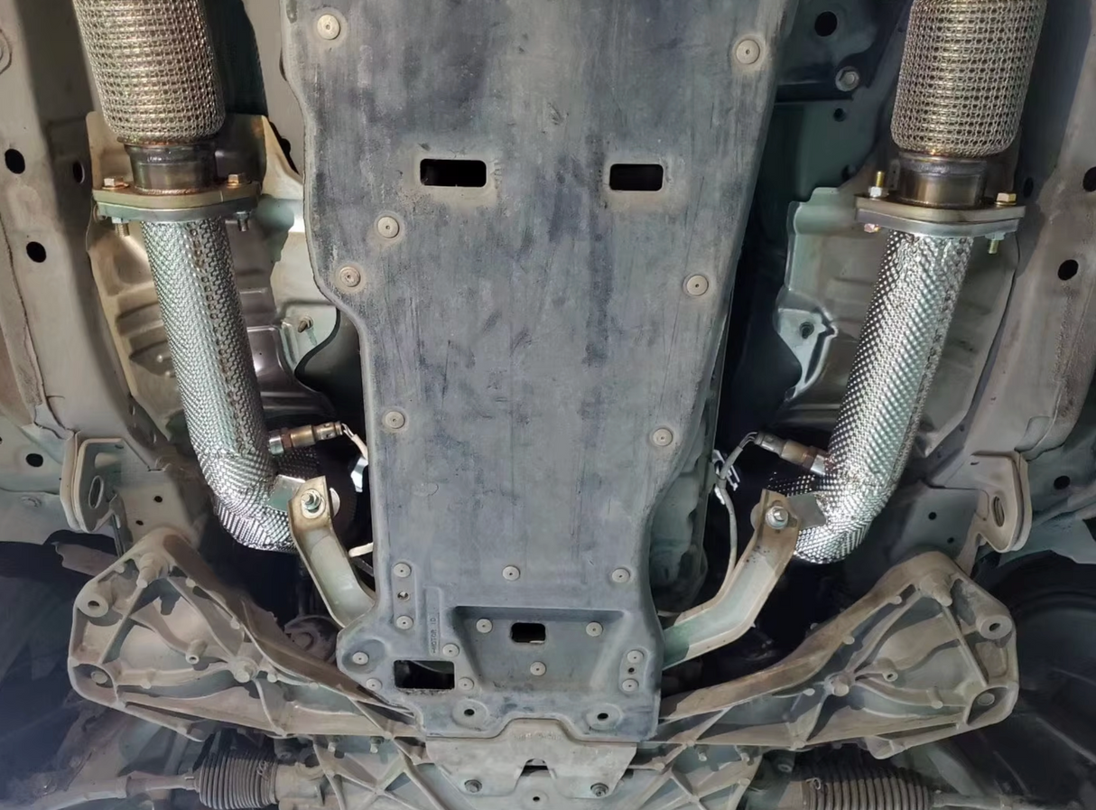 Kingman Speed® 370Z/G37/FX37/QX50/QX70 3.7L 304SS 3" Exhaust Down Pipes with Heat Wrap Layer