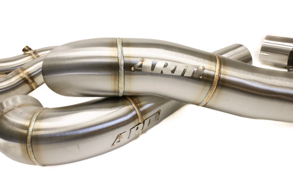 ARM Motorsports® (15-21) Mercedes AMG GT C190 M178 304SS 3.5" 200 Cell Catted Down Pipes