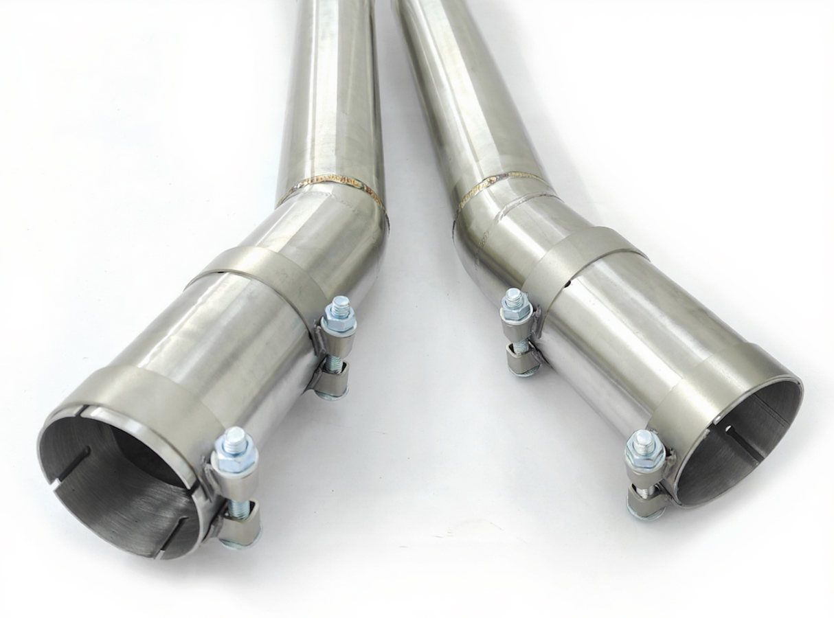 2018-2023 BMW M5 F90 4.4L S63B44 304SS Catless Exhaust X-Pipe