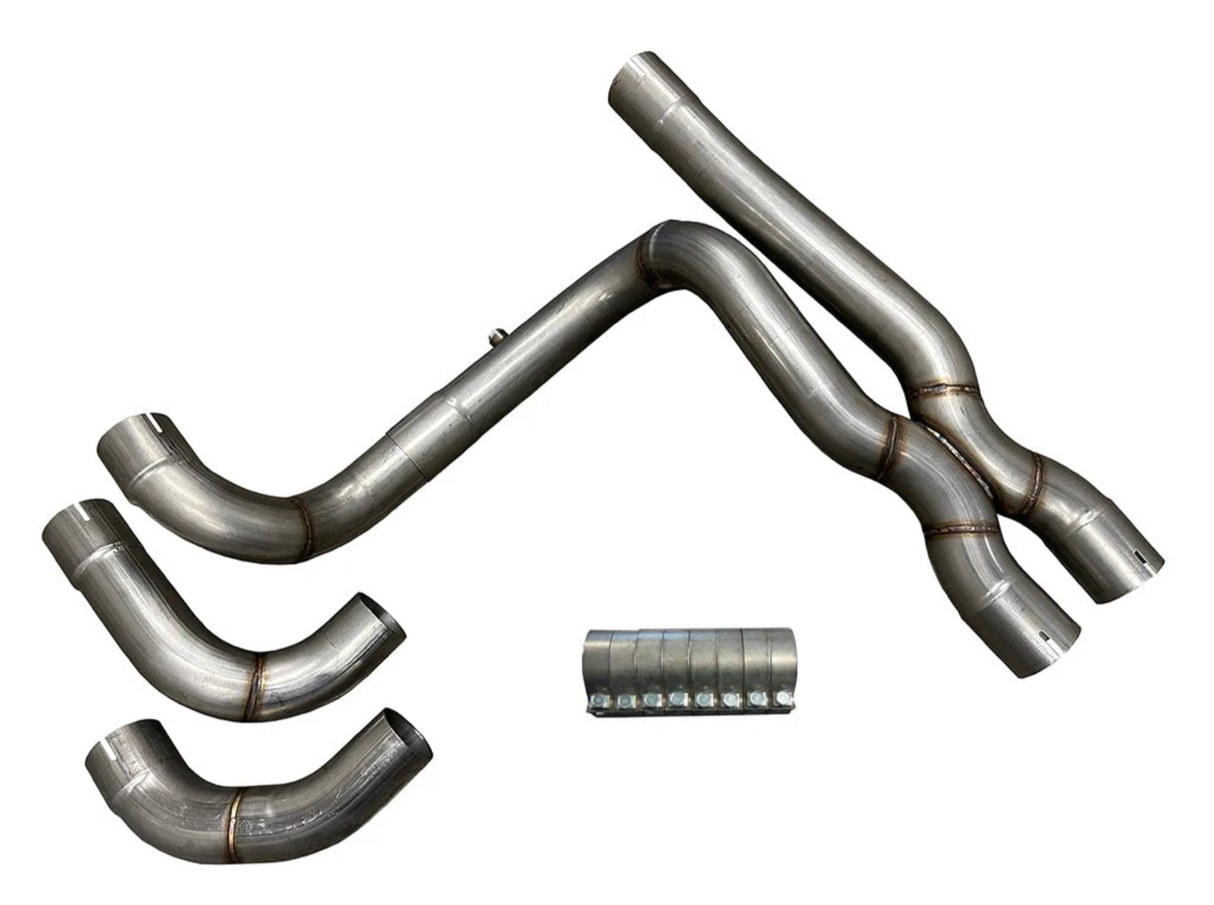 Speed Engineering® (88-98) Silverado/Sierra K1500 4WD 5.0L/5.7L 304SS 3" Catless Exhaust X-Pipe Kit