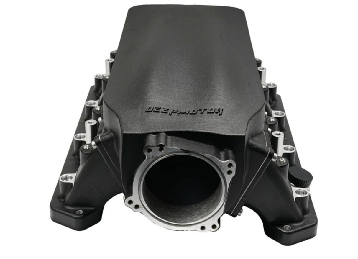 Deep Motor® GEN III HEMI 90mm Cast Aluminum Intake Manifold with Dual Throttle Body Bolt Pattern