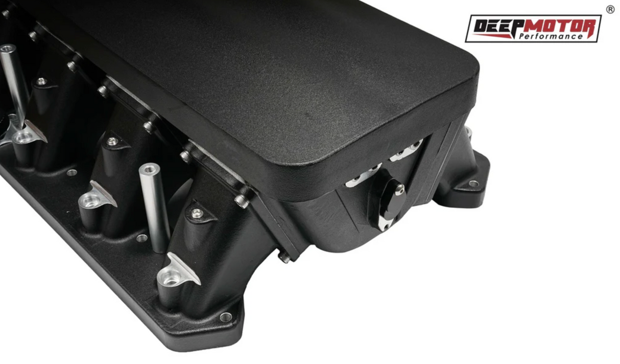 Deep Motor® GEN III HEMI 90mm Cast Aluminum Intake Manifold with Dual Throttle Body Bolt Pattern
