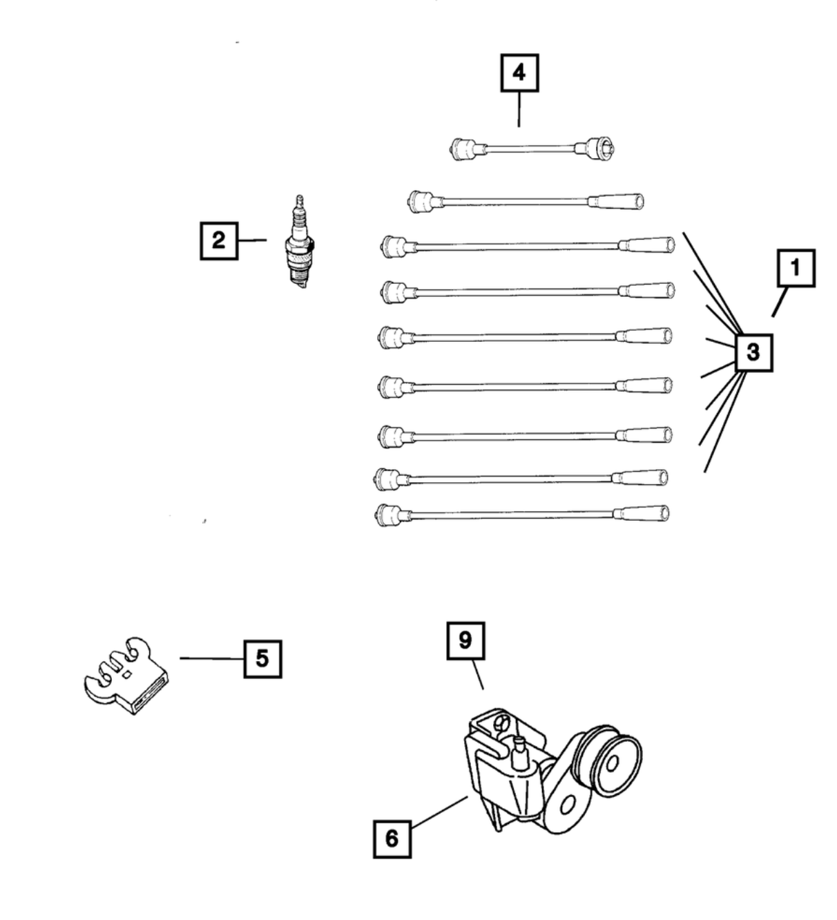 Mopar® #SPZFR6F11G Mopar 3.7L V6 Copper Core Spark Plug