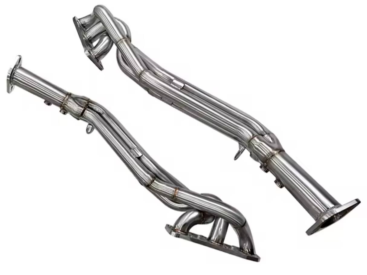 350Z/G35/G37/370Z VQ35DE/VQ37VHR Long Tube Exhaust Headers with Catless Mid-Pipes