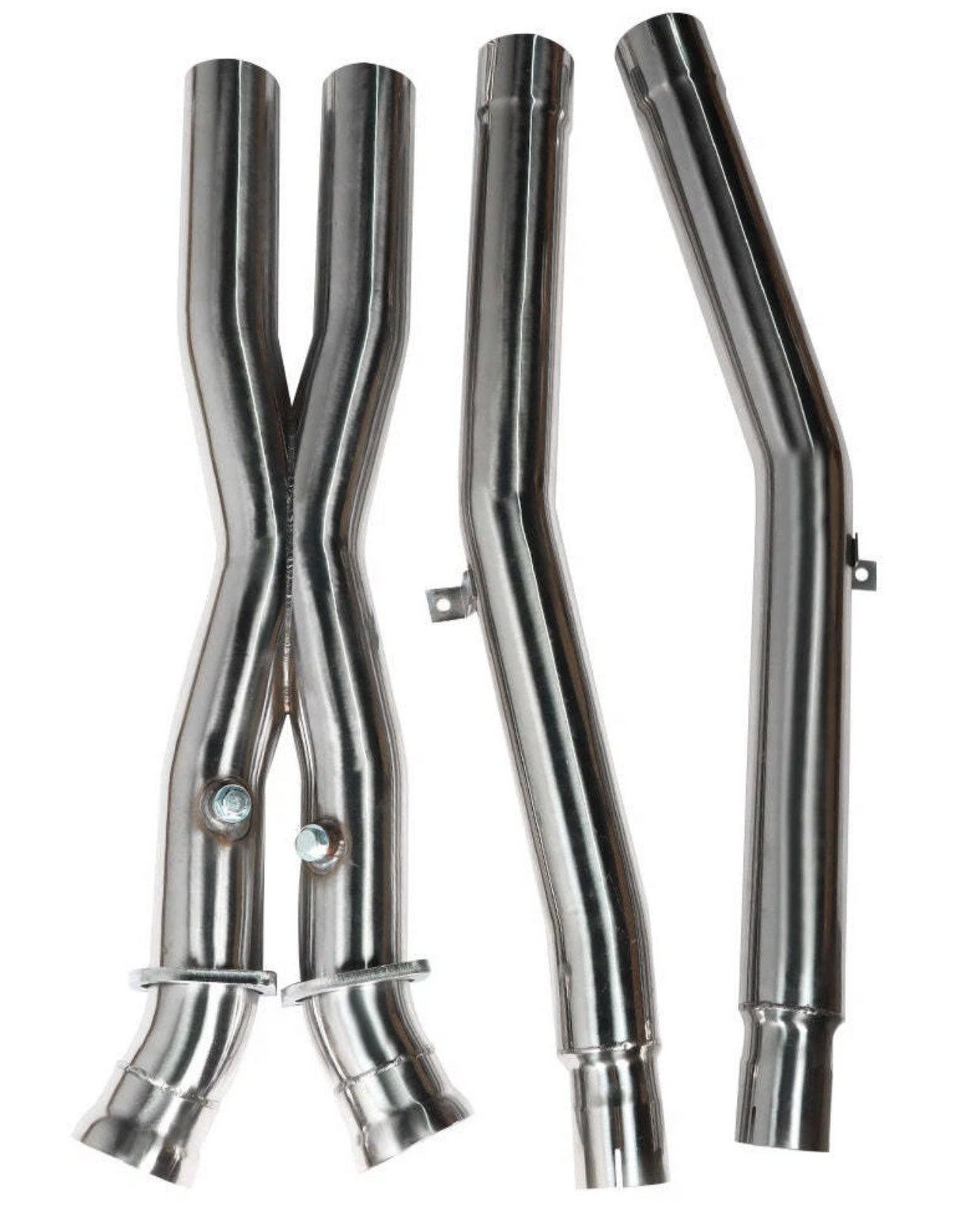 Kingman Speed® (05-13) Corvette C6 6.0L/6.2L LS2/LS3 304SS 1-7/8" Long Tube Exhaust Headers with Catless X-Pipe