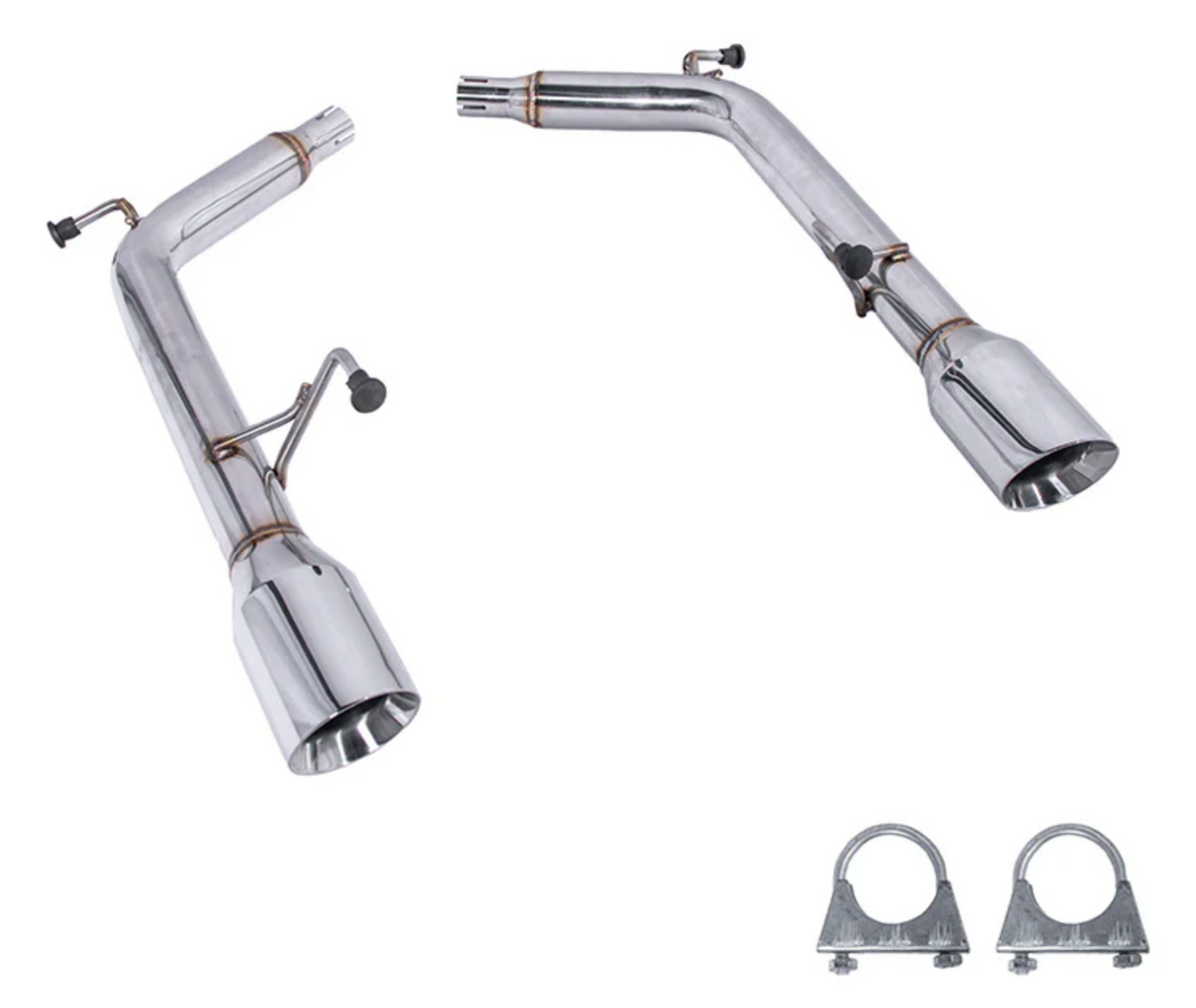 Kingman Speed® (07-14) Infiniti G35/G37 Sedan 304SS 2.5" Axle-Back Exhaust with Muffler Delete