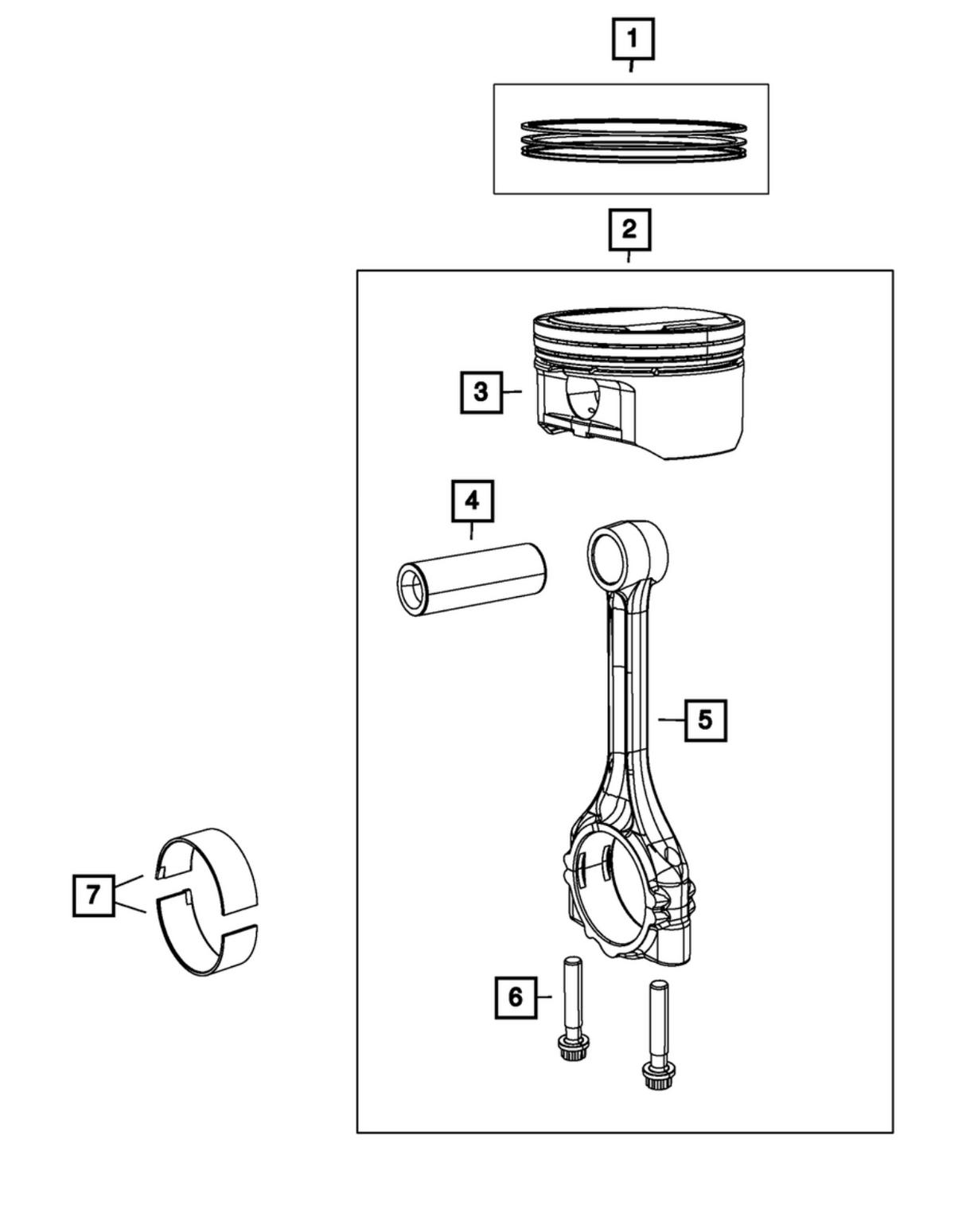 Mopar® #68029429AC (09+) GEN III HEMI 5.7L VVT/MDS Connecting Rod Bearing Kit (Standard-Size)