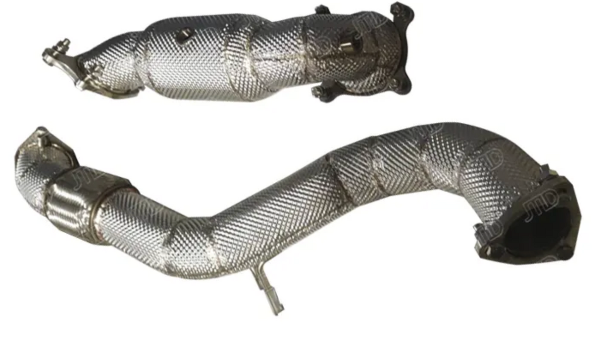17-21 Honda Civic Type-R FL8 K20C1 200 Cell Catted Down Pipe with Front Pipe