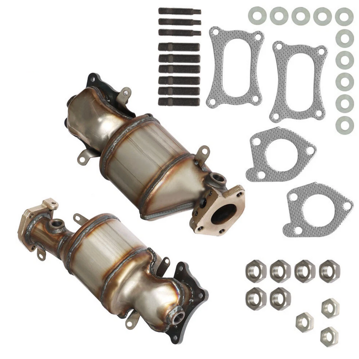 09-17 Acura RDX/MDX/TL/RL 3.5L/3.7L 200 Cell Catted Down Pipes (Front + Rear)