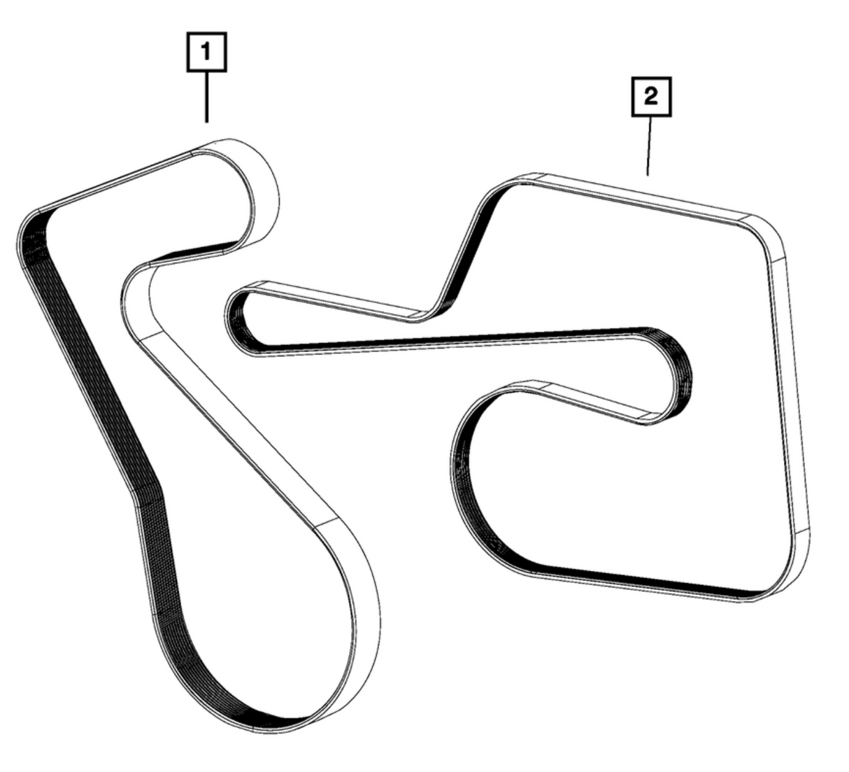 Mopar® #53011324AA (19+) SRT Hellcat/TRX/Trackhawk Supercharger Drive Belt