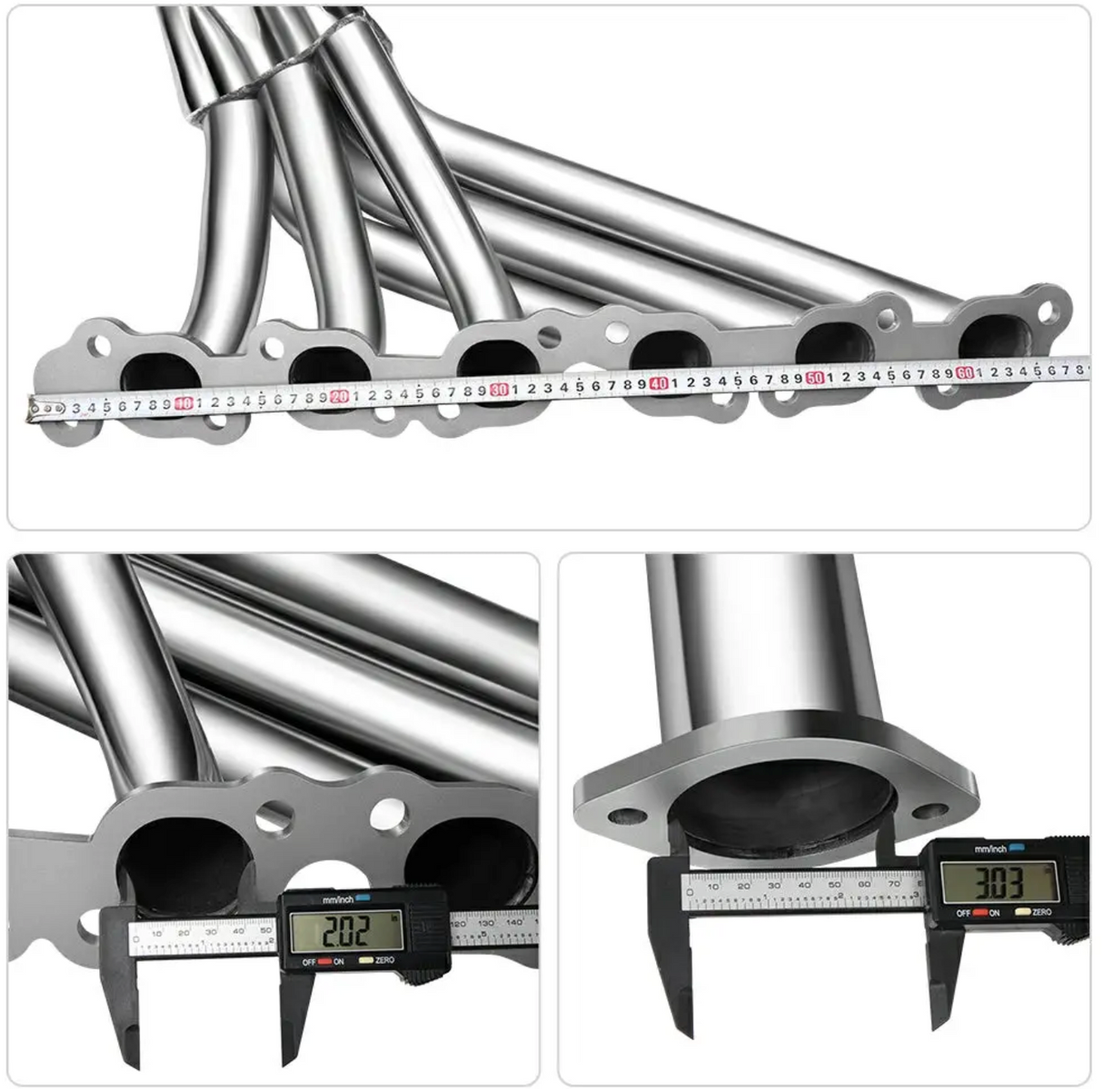 98-07 Toyota Land Cruiser LC100/LC105 4.5L Long Tube Exhaust Header