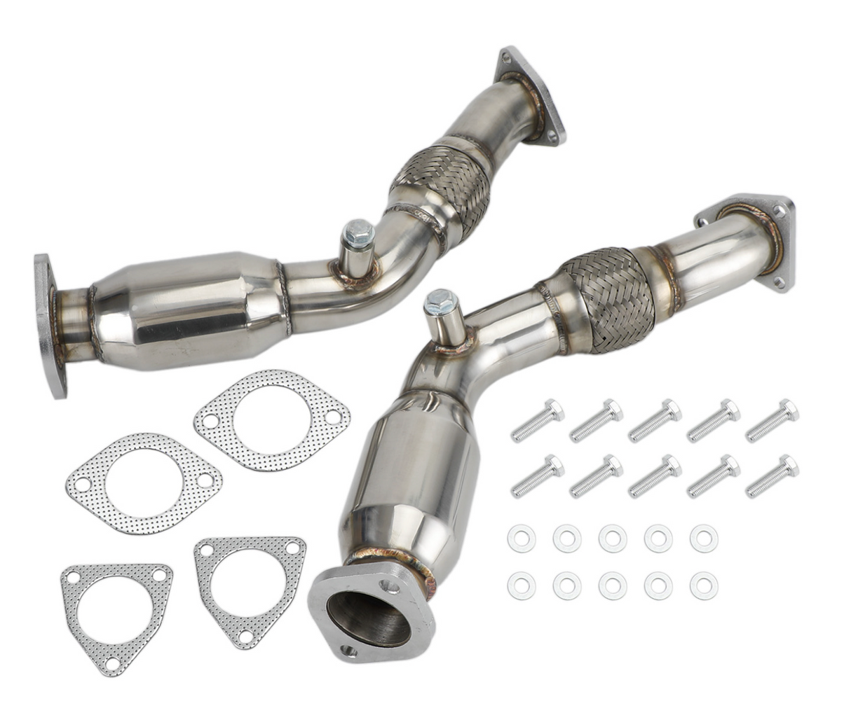 03-09 350Z/G35/FX35/M35 3.5L VQ35DE Catless Exhaust Down Pipes