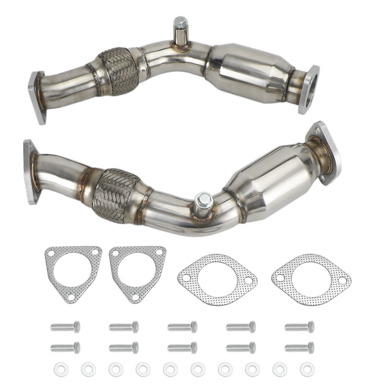 03-09 350Z/G35/FX35/M35 3.5L VQ35DE Catless Exhaust Down Pipes