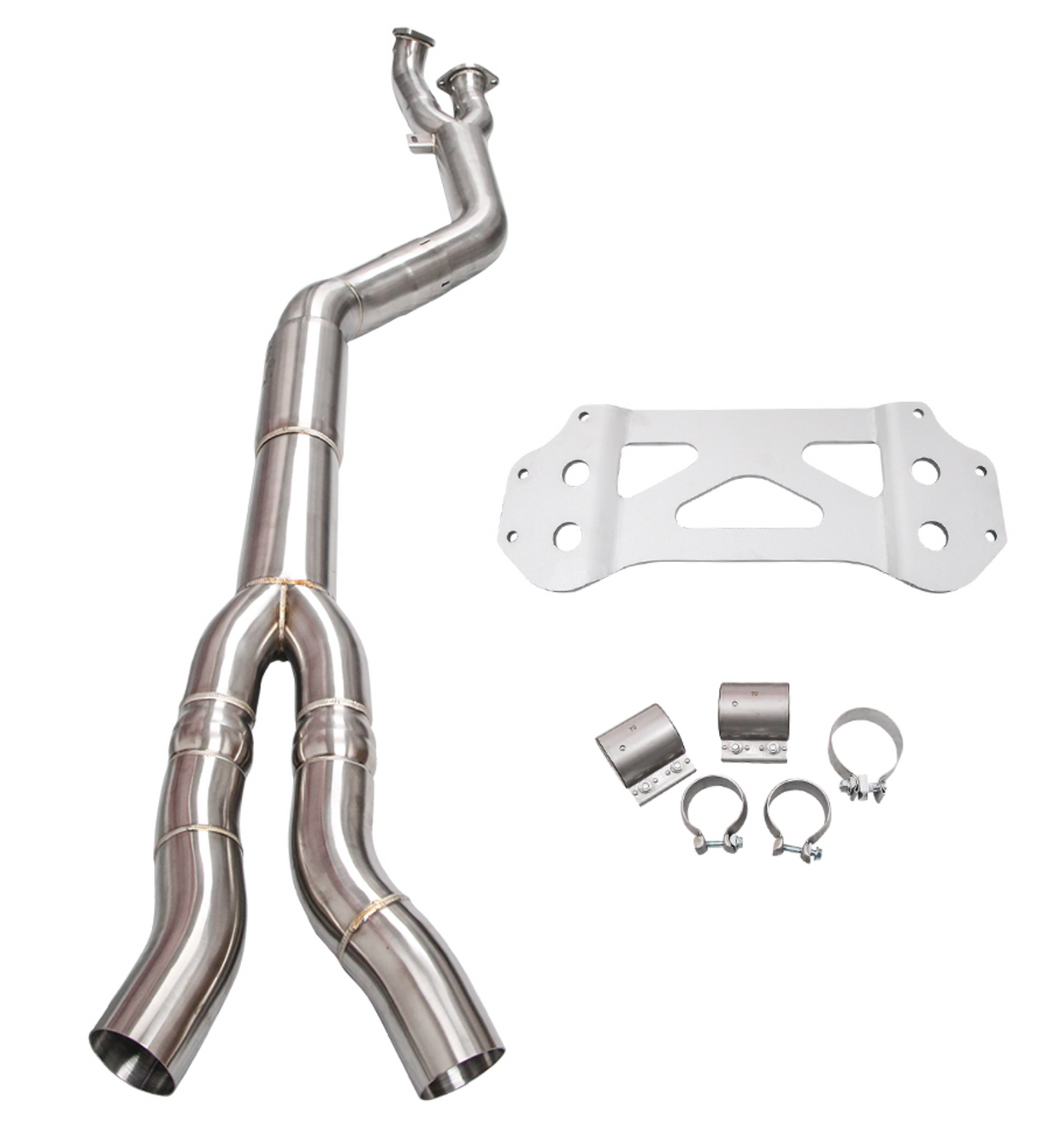 BMW M2/M3/M4 G80/G82/G83 S58B30 Resonated Exhaust Mid-Pipe