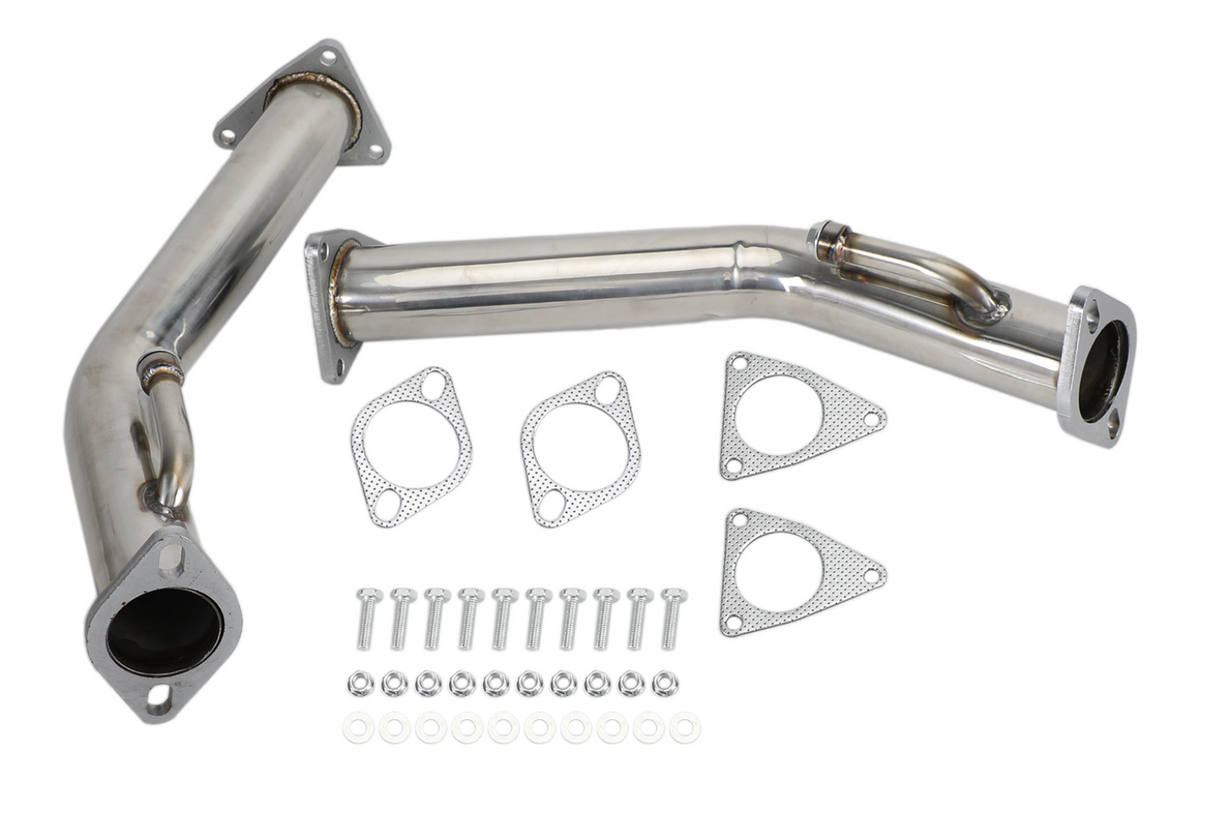 370Z/G37/Q50/Q60 3.7L VQ37 304SS 3" Catless Exhaust Down Pipes