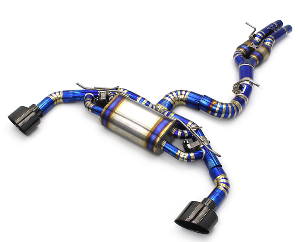 Kingman Speed® (15-23) Audi TTRS/RS3 2.5L Titanium Cat-Back Exhaust with 5" OD Tips