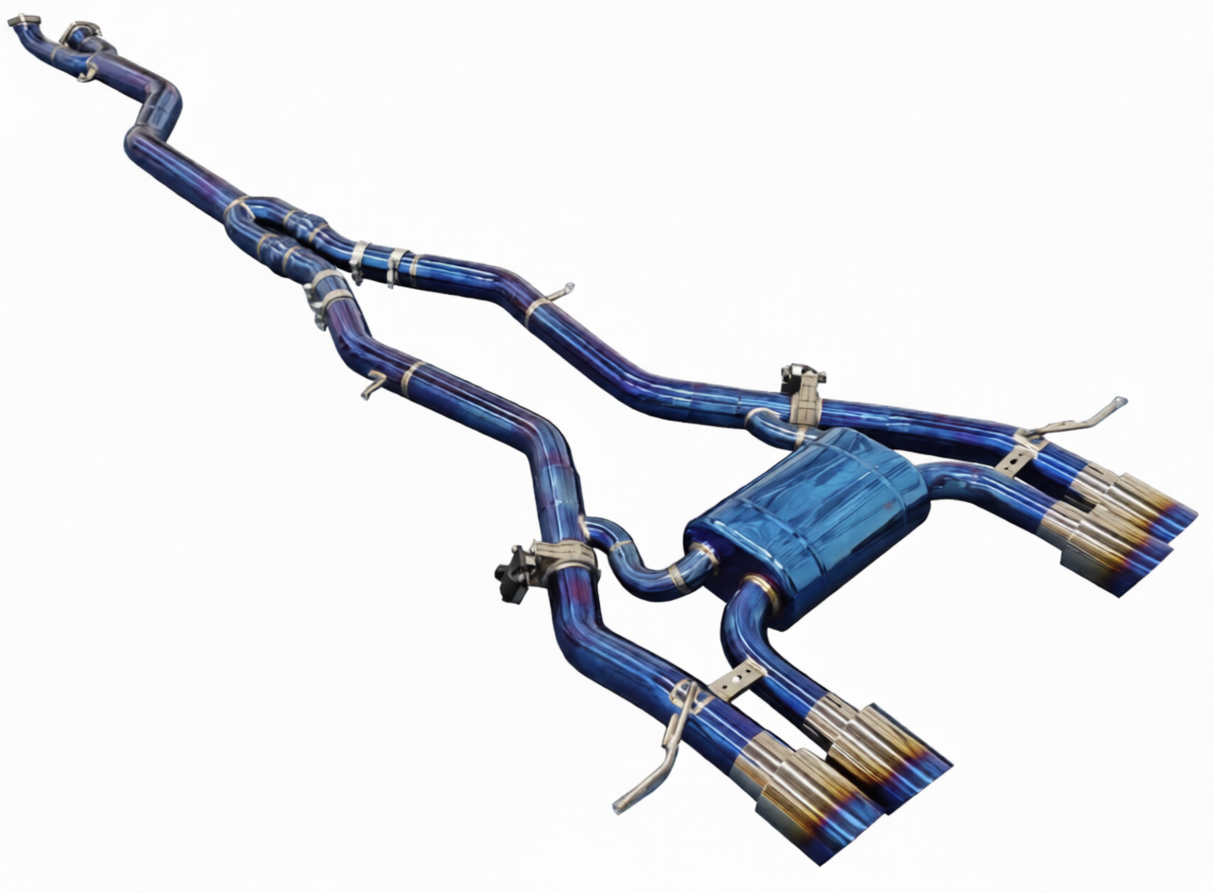 BMW M2/M3/M4 G80/G82/G87 S58B30 3" Titanium Cat-Back Exhaust