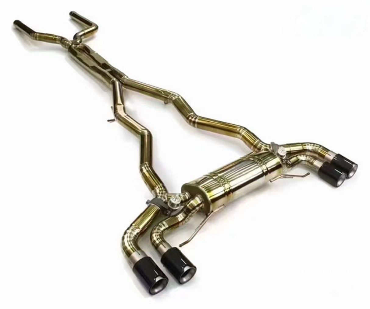 18-23 BMW M5 F90 4.4L S63B44 Gold Titanium Cat-Back Exhaust