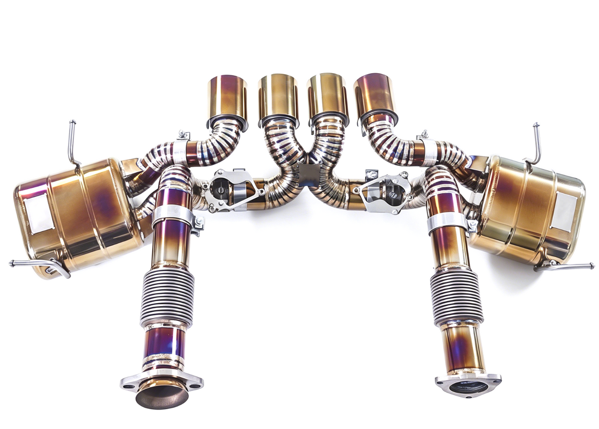 Chevrolet Corvette C8 Z06 5.5L LT5 3" Gold Titanium Cat Back Exhaust