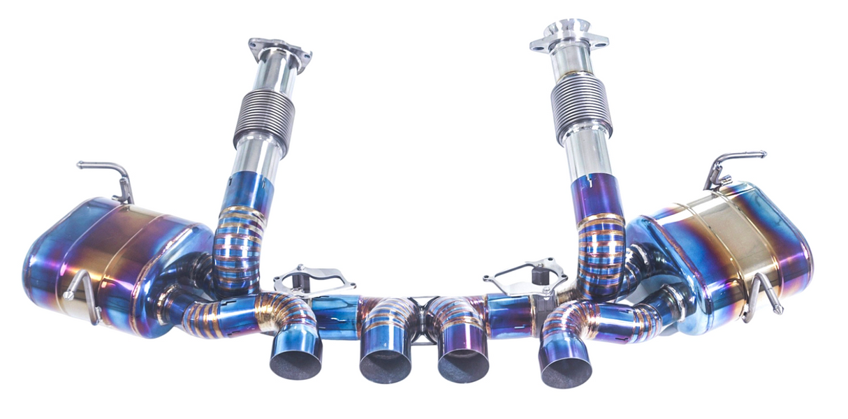 Chevrolet Corvette C8 Z06 5.5L LT5 Blue 3" Titanium Cat-Back Exhaust