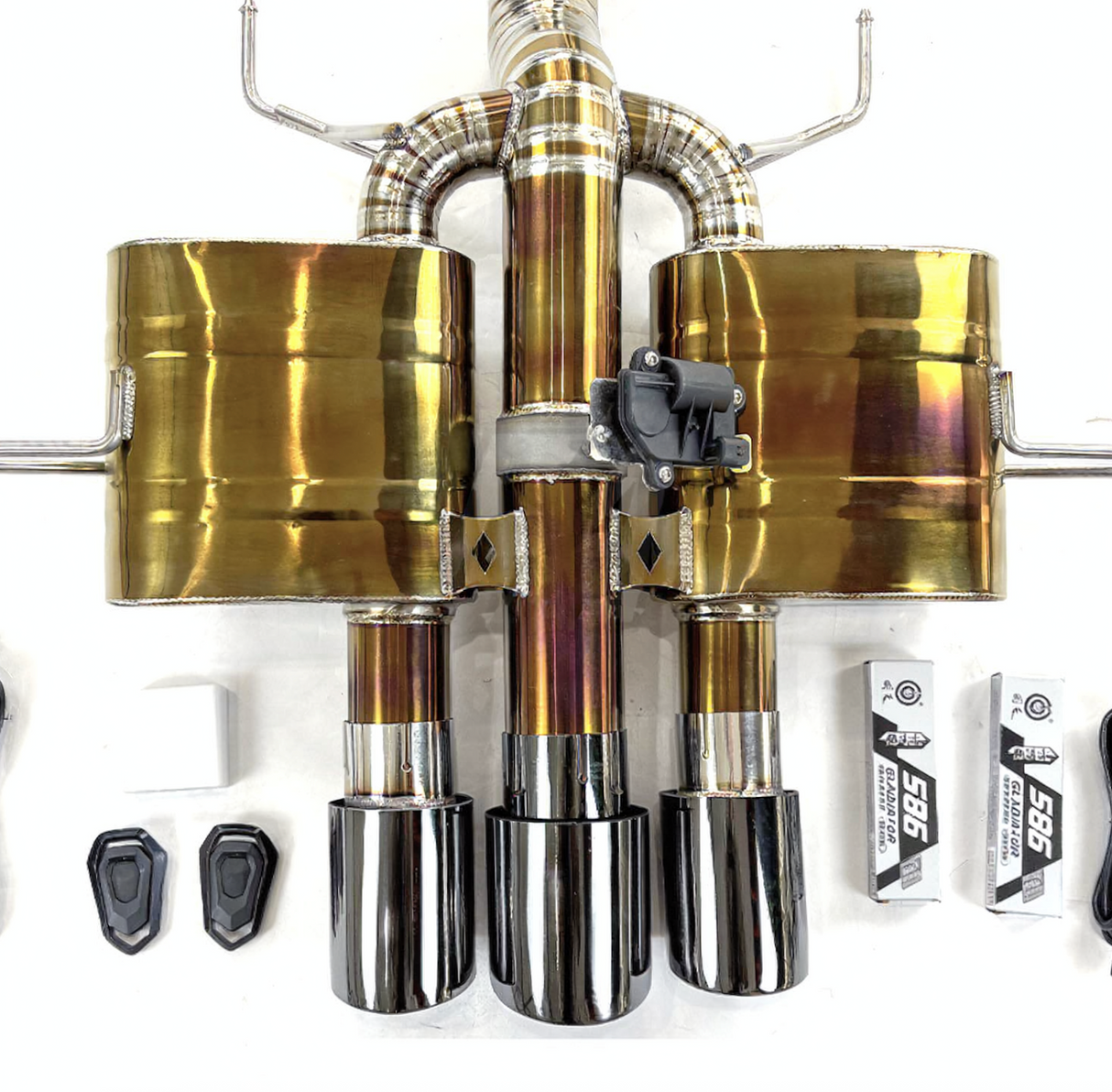 Honda Civic Type-R FL5 K20C1 Valved Gold Titanium Cat Back Exhaust