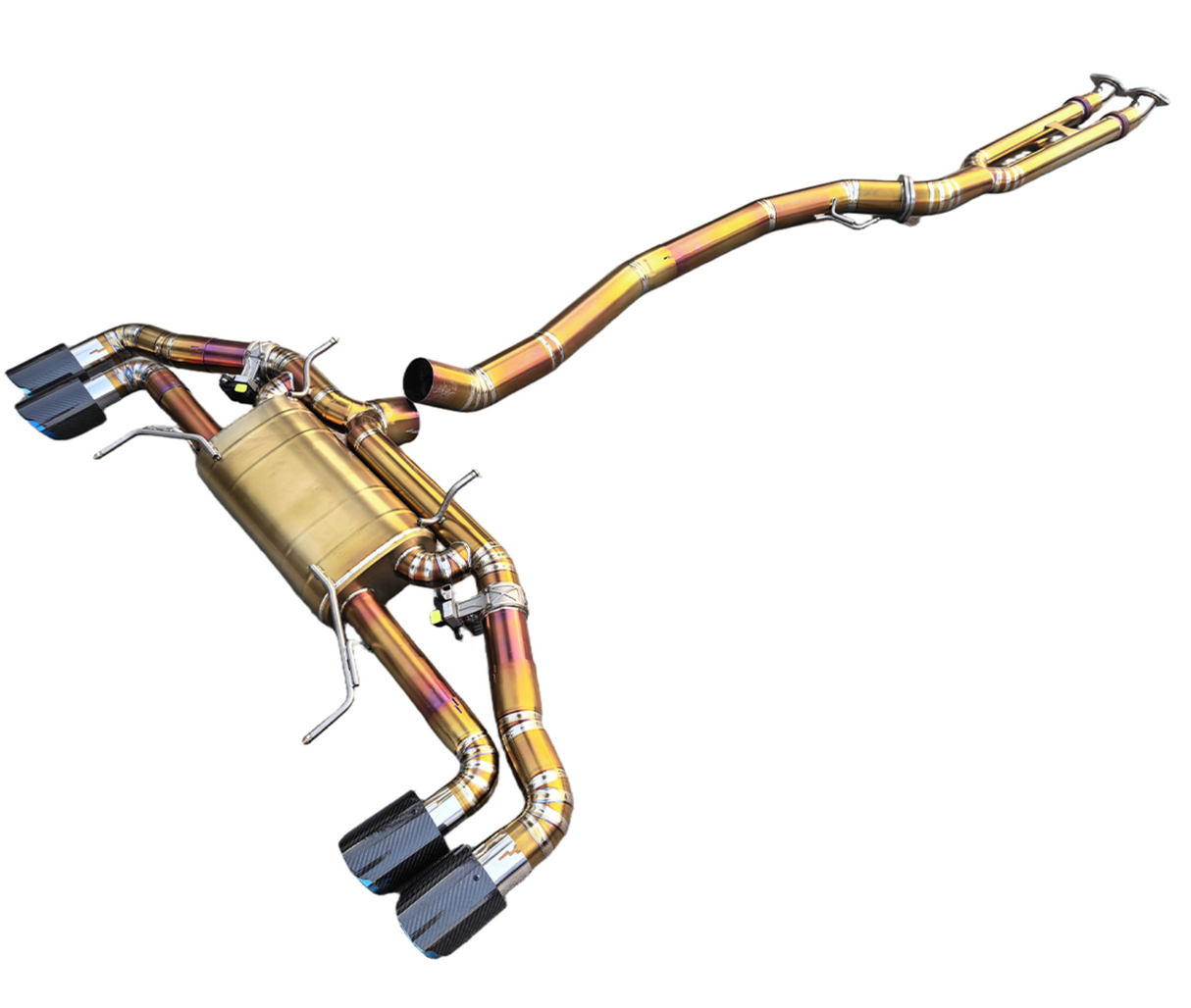 09-24 Nissan GT-R R35 3.8L VR38DETT Titanium Cat Back Exhaust