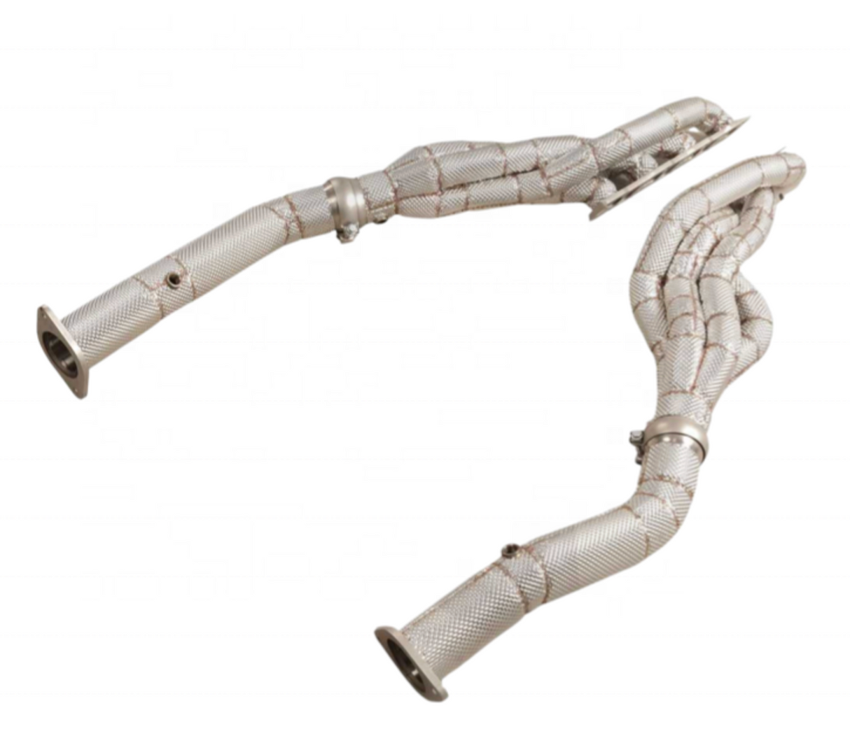 Kingman Speed® (21-24) RAM 1500 TRX 6.2L 304SS Long Tube Exhaust Headers with Heat Wrap Layer