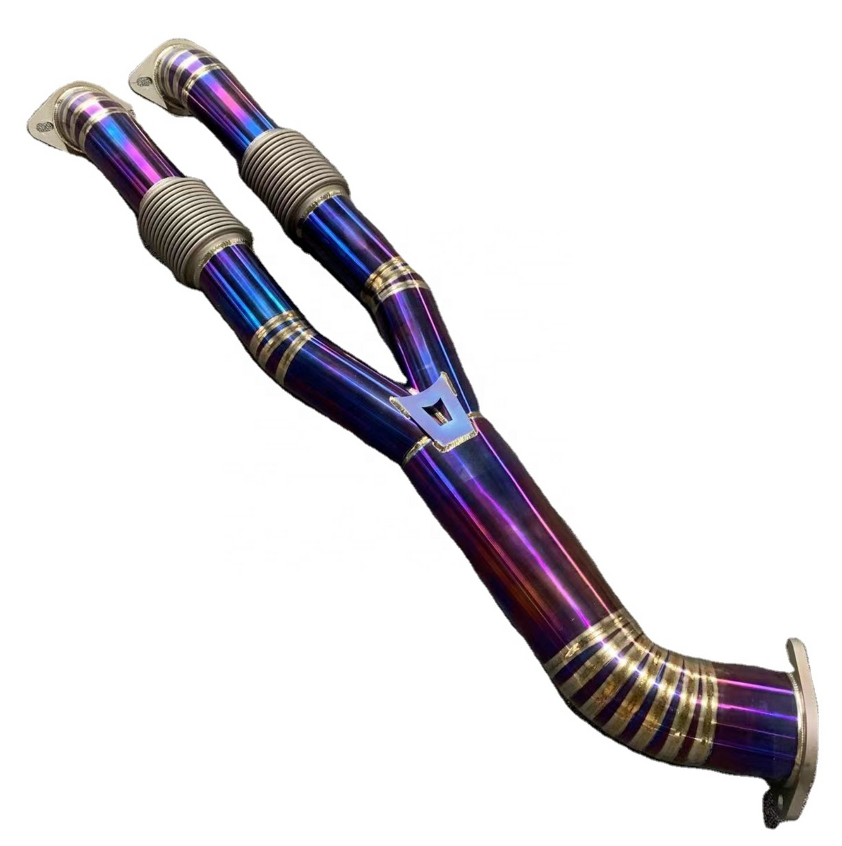 09-24 Nissan GT-R R35 VR38DETT Titanium Catless Exhaust Mid-Pipe