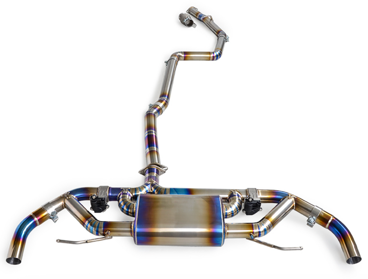12-20 BRZ/FR-S/86 2.0L Blue Titanium Cat-Back Exhaust with 4" OD Tips