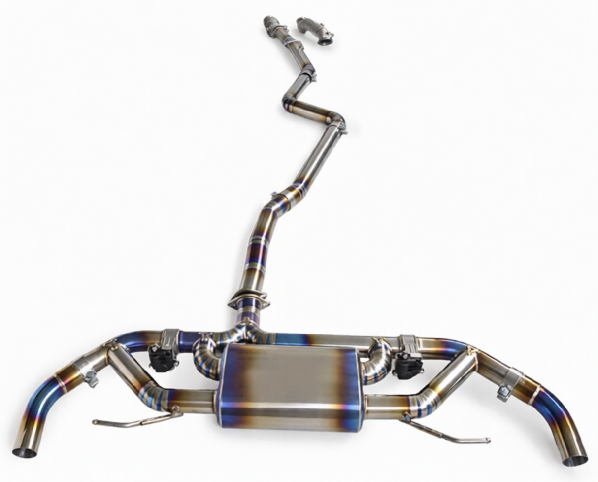 12-20 BRZ/FR-S/86 2.0L Blue Titanium Cat-Back Exhaust with 4" OD Tips
