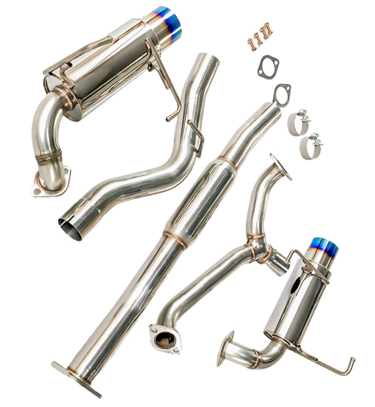 08-14 Subaru Impreza WRX STI 2.5L EJ25 304SS 3" Cat-Back Exhaust