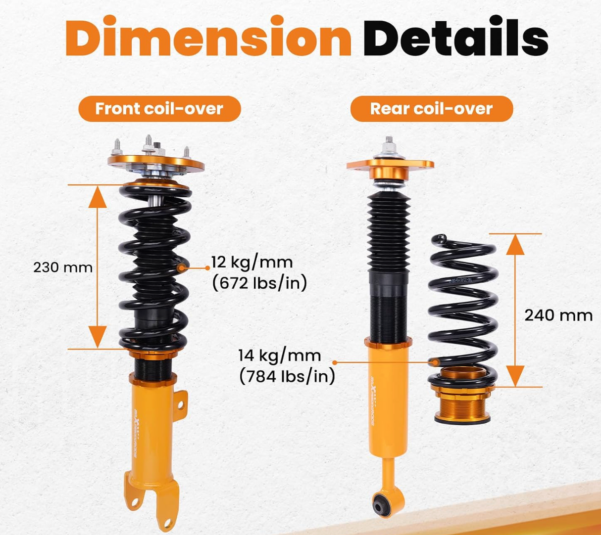 11-23 300/Challenger/Charger RWD HEMI Adjustable Coilover Kit
