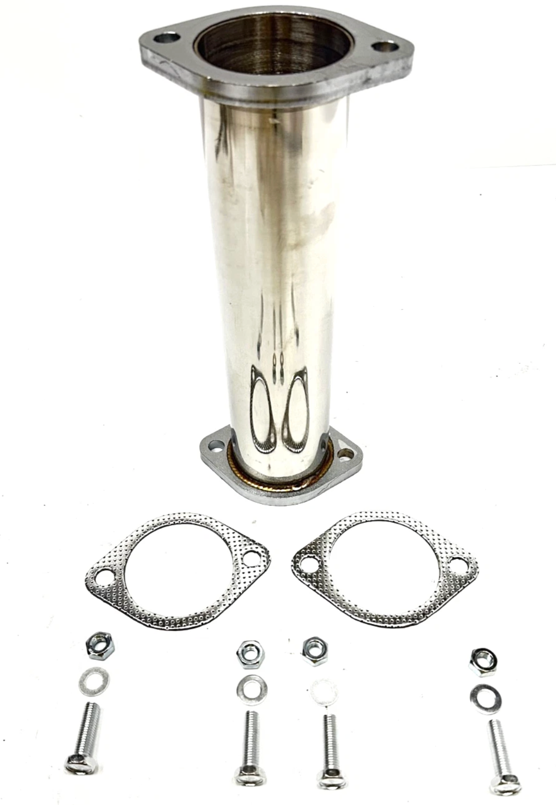 Kingman Speed® Universal Exhaust Extension Pipe Kit (12" L, 3" ID x 3" OD)