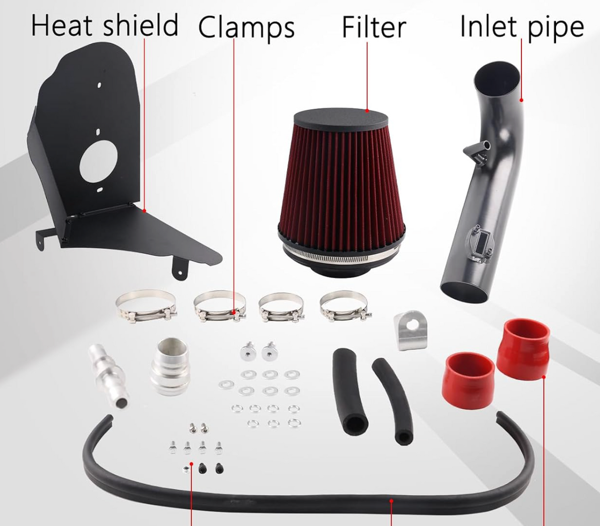 16-25 Chevrolet Camaro LT 3.6L LGX Cold Air Intake with Heat Shield