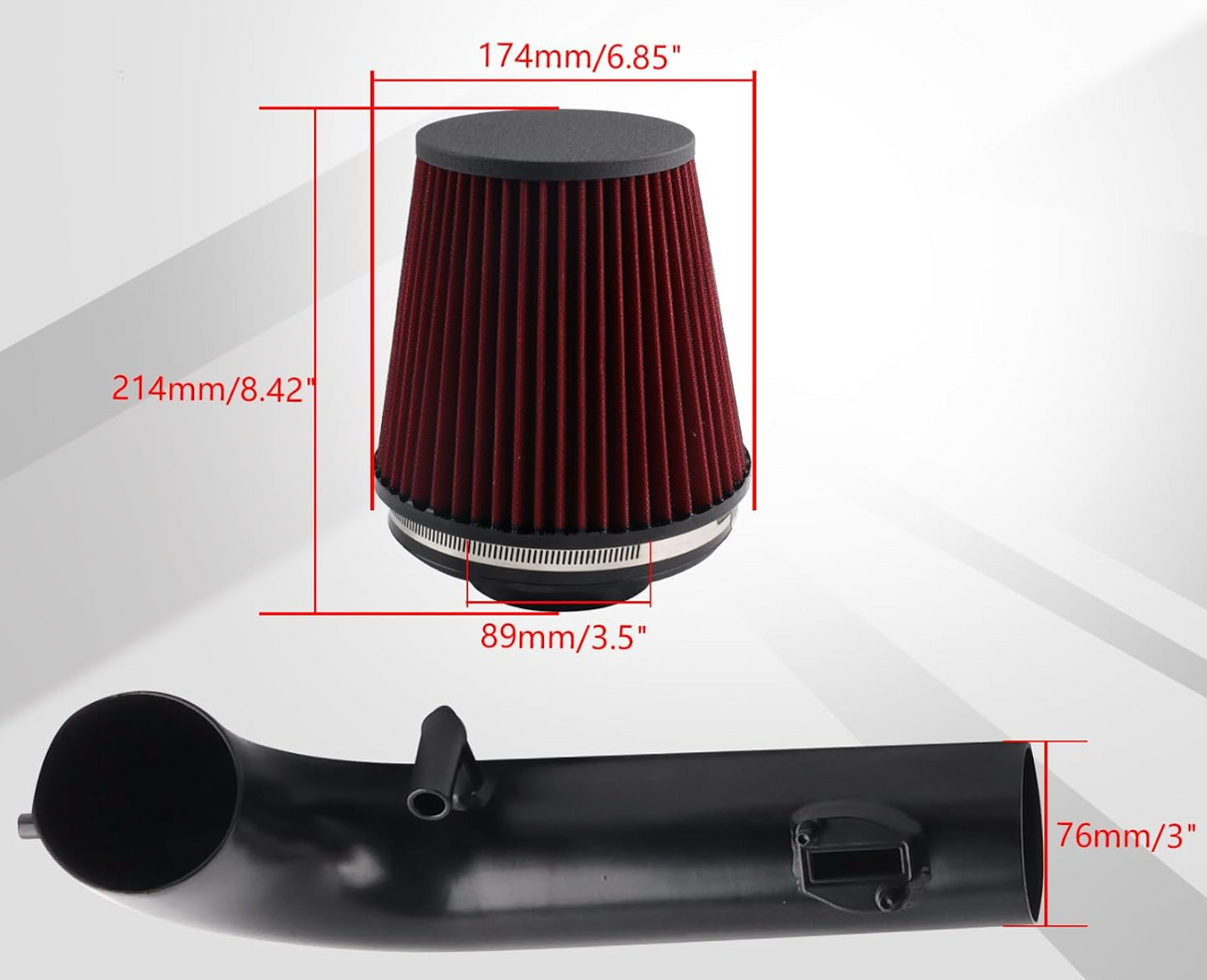 Kingman Speed® (16-24) Chevrolet Camaro LT 3.6L LGX Cold Air Intake with Heat Shield