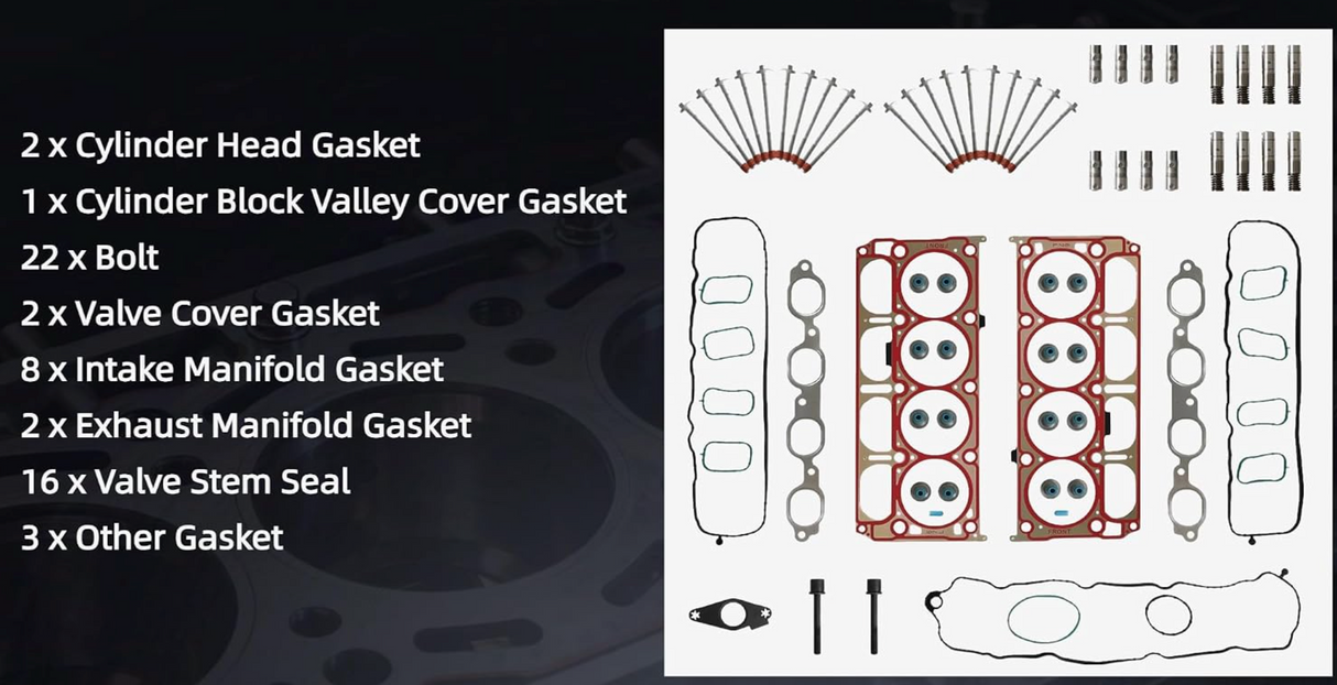 Camaro/Corvette/Silverado/Sierra LT1/L86 Engine Valvetrain Gasket Kit