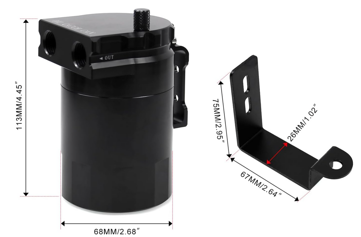 14-20 Escalade/Silverado/Sierra/Yukon 5.3L/6.2L V8 Oil Catch Can Kit