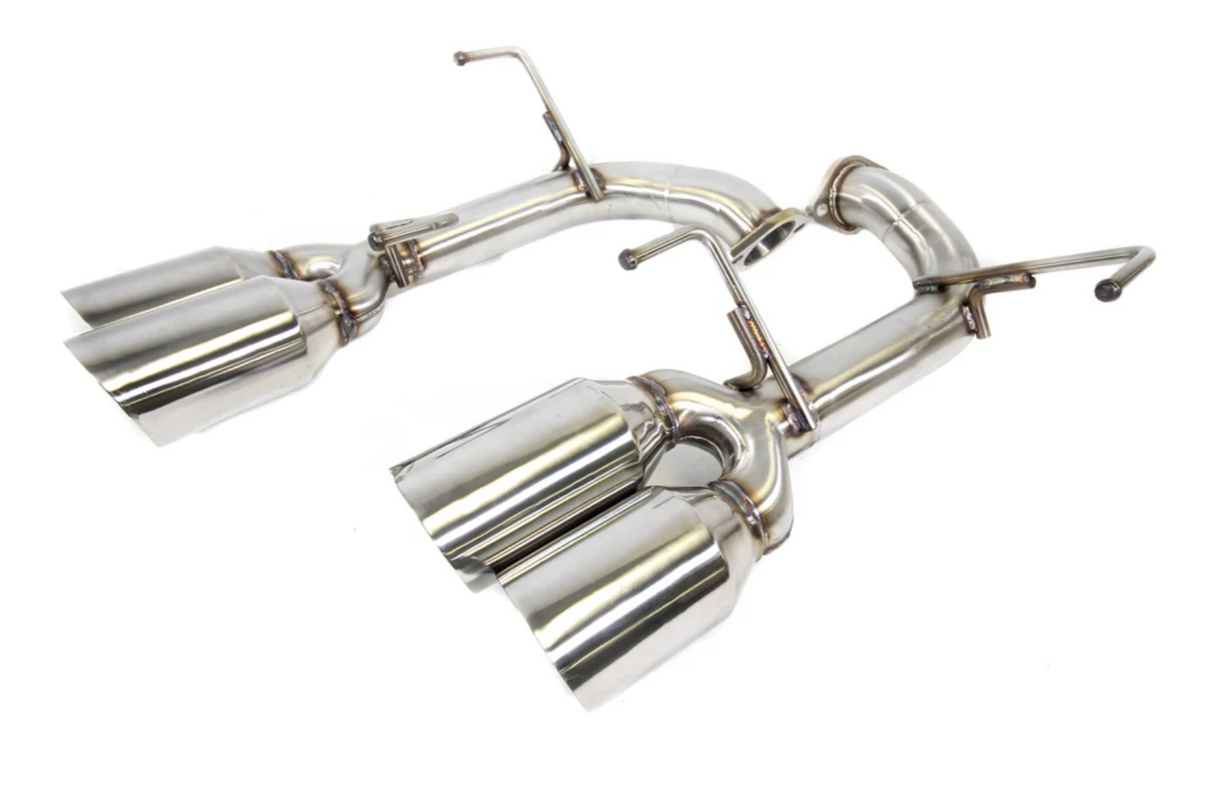 PLM® (15-21) Subaru WRX/STI 2.5" Axle-Back Exhaust with Muffler Delete/4" OD Tips