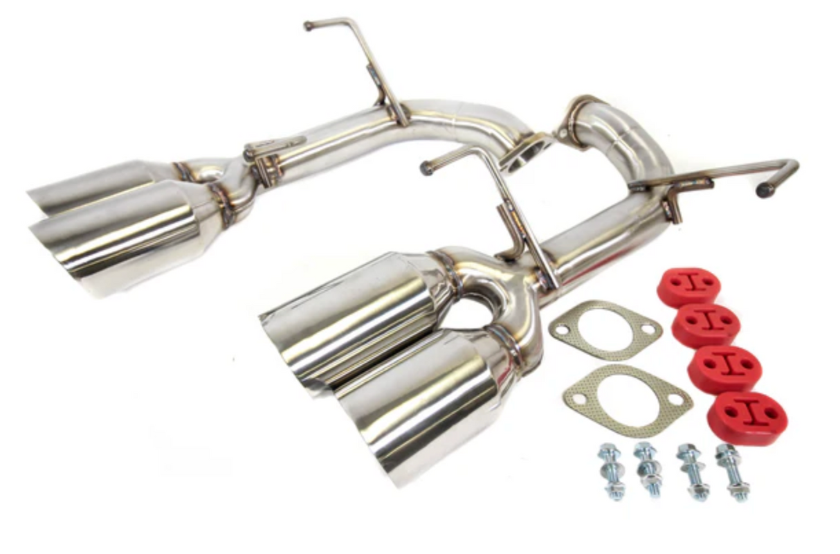 PLM® (15-21) Subaru WRX/STI 2.5" Axle-Back Exhaust with Muffler Delete/4" OD Tips