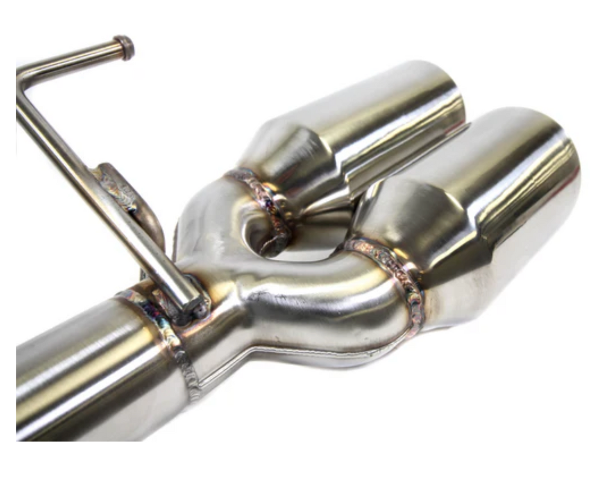 PLM® (15-21) Subaru WRX/STI 2.5" Axle-Back Exhaust with Muffler Delete/4" OD Tips