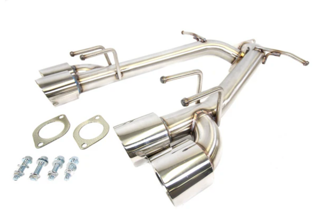 PLM® (18-24) Toyota Camry 2.5L Axle-Back Exhaust with Muffler Delete/3.5" OD Quad Tips