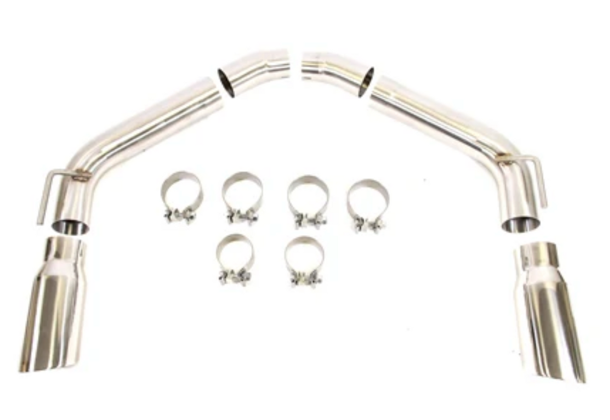 PLM® (10-15) Camaro SS/ZL1 3" Axle-Back Exhaust with Muffler Delete/4" OD Tips