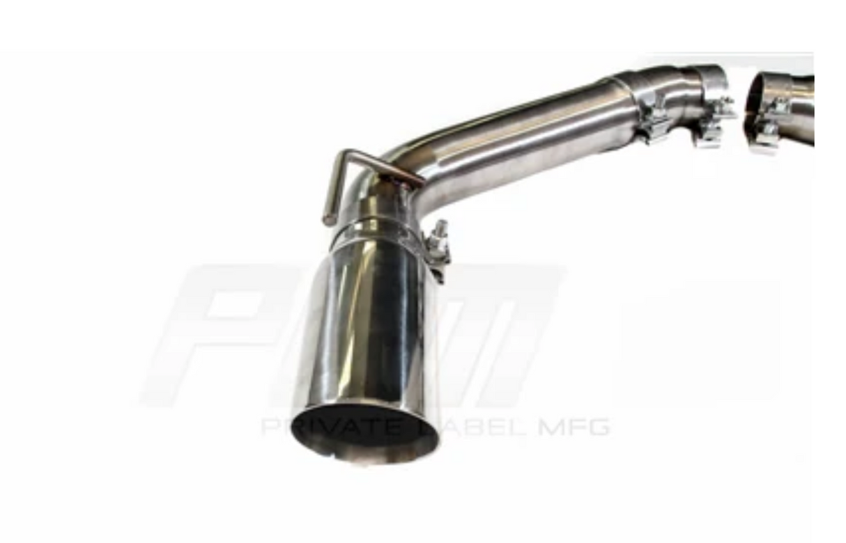 PLM® (10-15) Camaro SS/ZL1 3" Axle-Back Exhaust with Muffler Delete/4" OD Tips